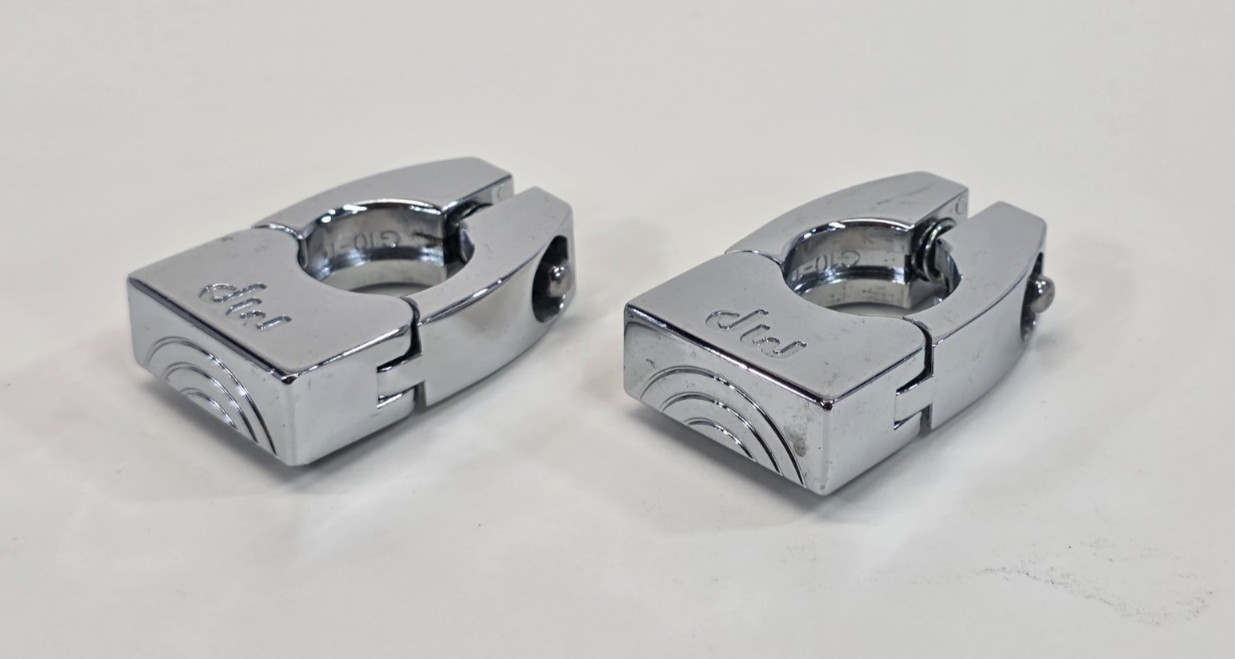 DW 1" Hinged Memory Lock Drum Workshop Chrome (2 pcs)