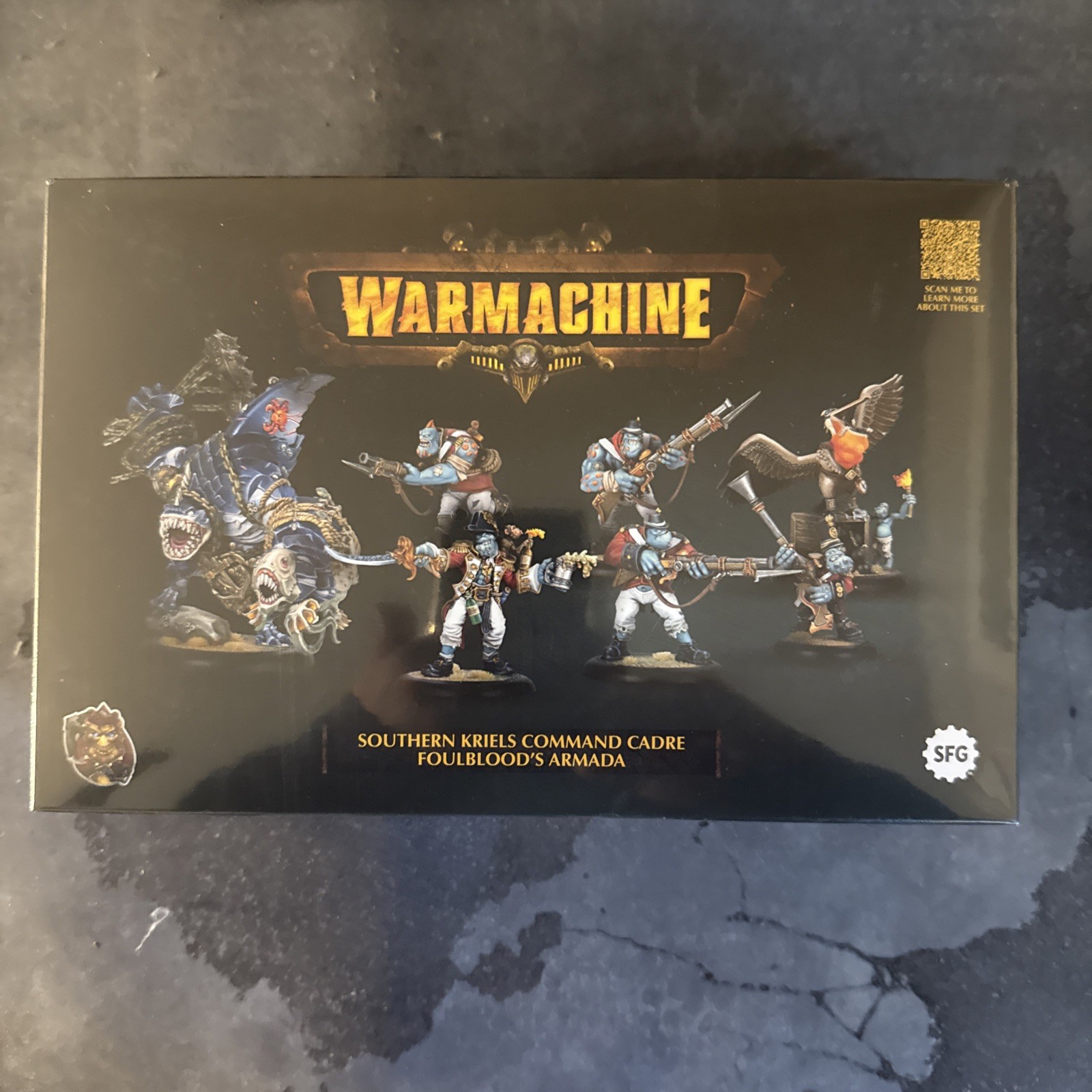WARMACHINE SOUTHERN KRIELS FOULBLOOD'S ARMADA COMMAND CADRE