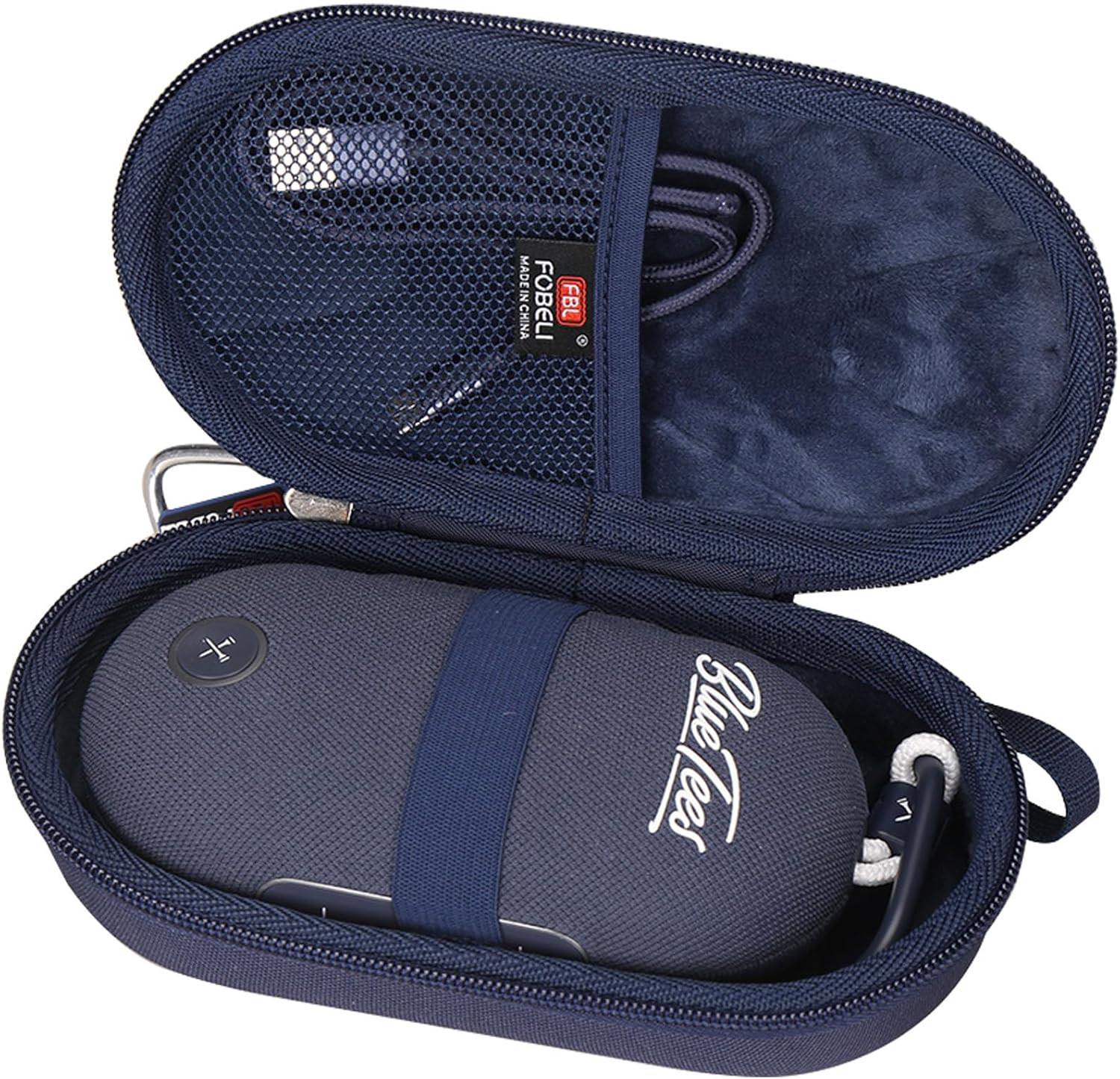 Carrying Case Compatible with Blue Tees Golf Player Go Compact GPS Speaker, Mesh