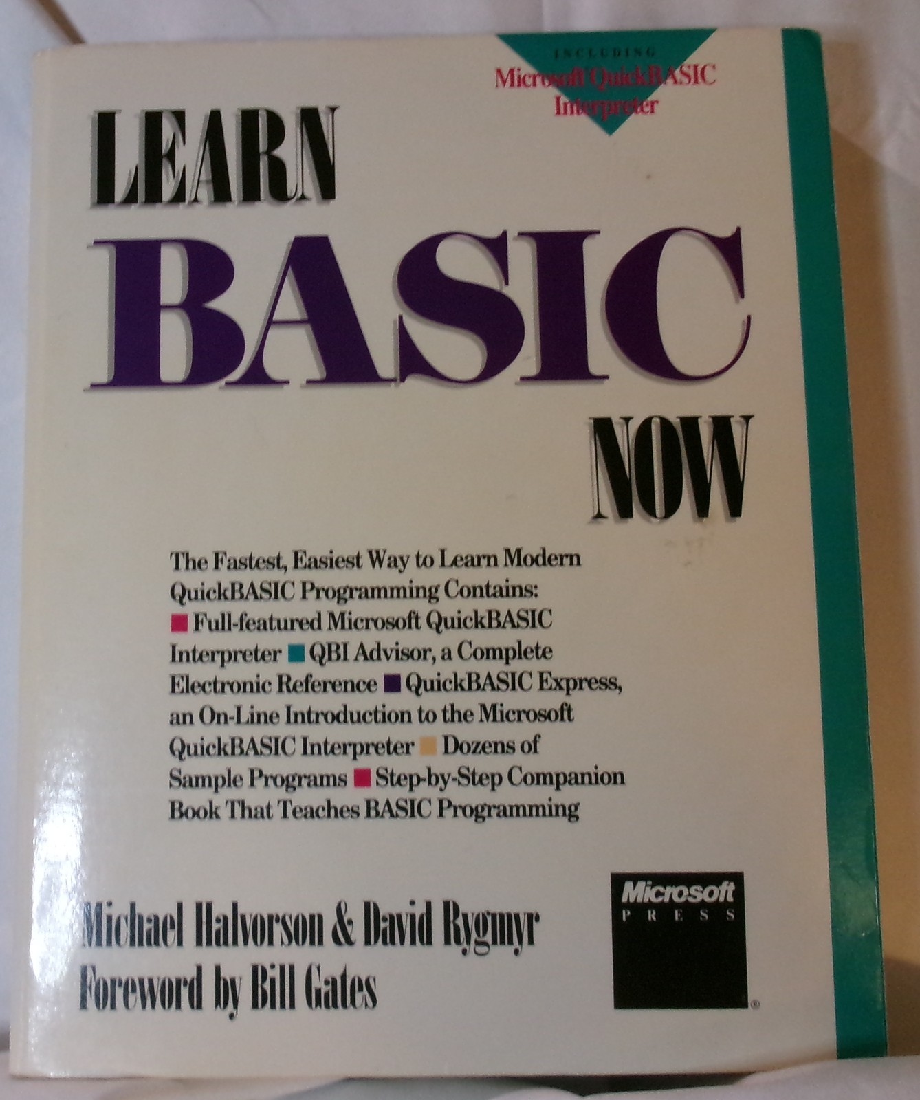 Learn Basic Now by Halverson and Rygmyr with 5" floppy disks