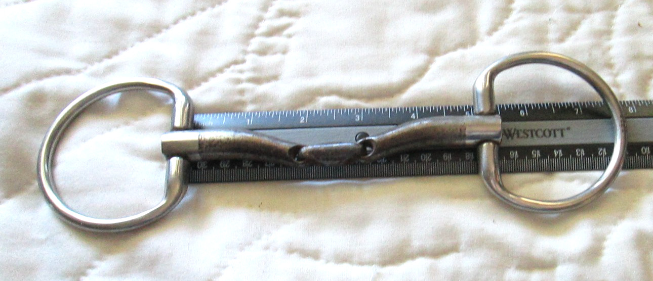 5" FAGER FIXED RING DOUBLE JOINTED BRADOON 12.9CM #1121 ENGLISH BIT