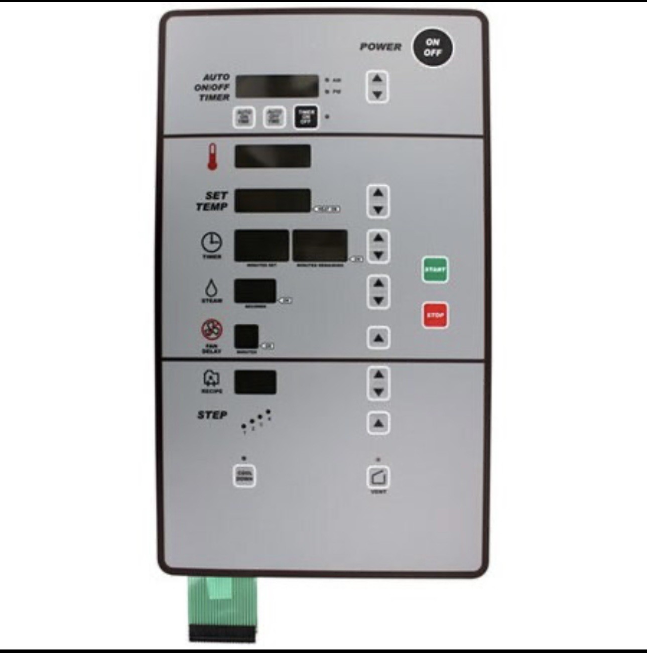 Baxter 01-100V16-00788 Overlay Label, Control, Advanced. Aftermarket part.