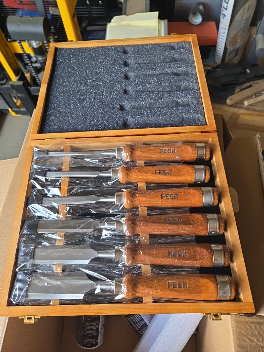 FESA Wood Carving Tool Set - 6PC Wood Chisel Set-