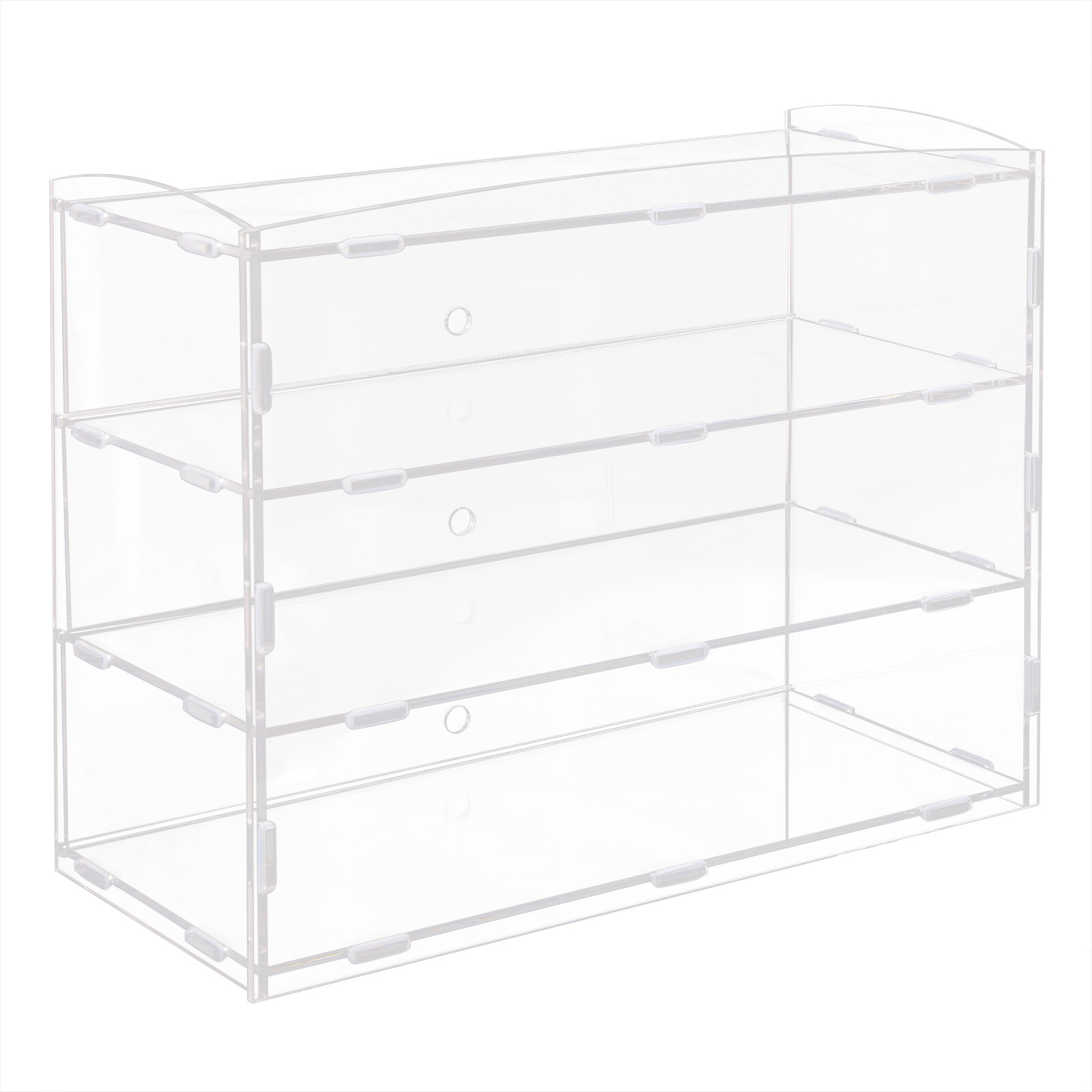 3 Layer Acrylic Display Case Bakery Retail Display Counter Cabinet Showcase
