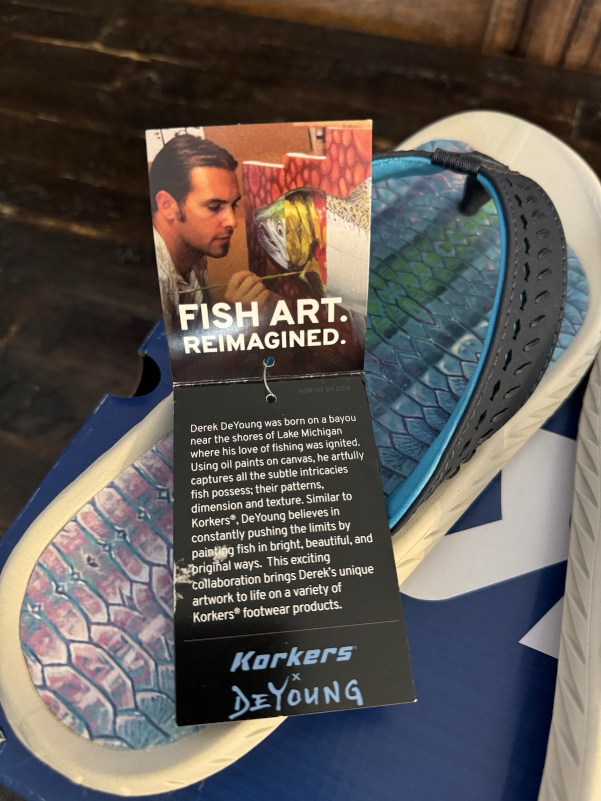 Korkers Women's Fish Flip Tarpon with Fixed Kling-On Deck Soles (Size 10)