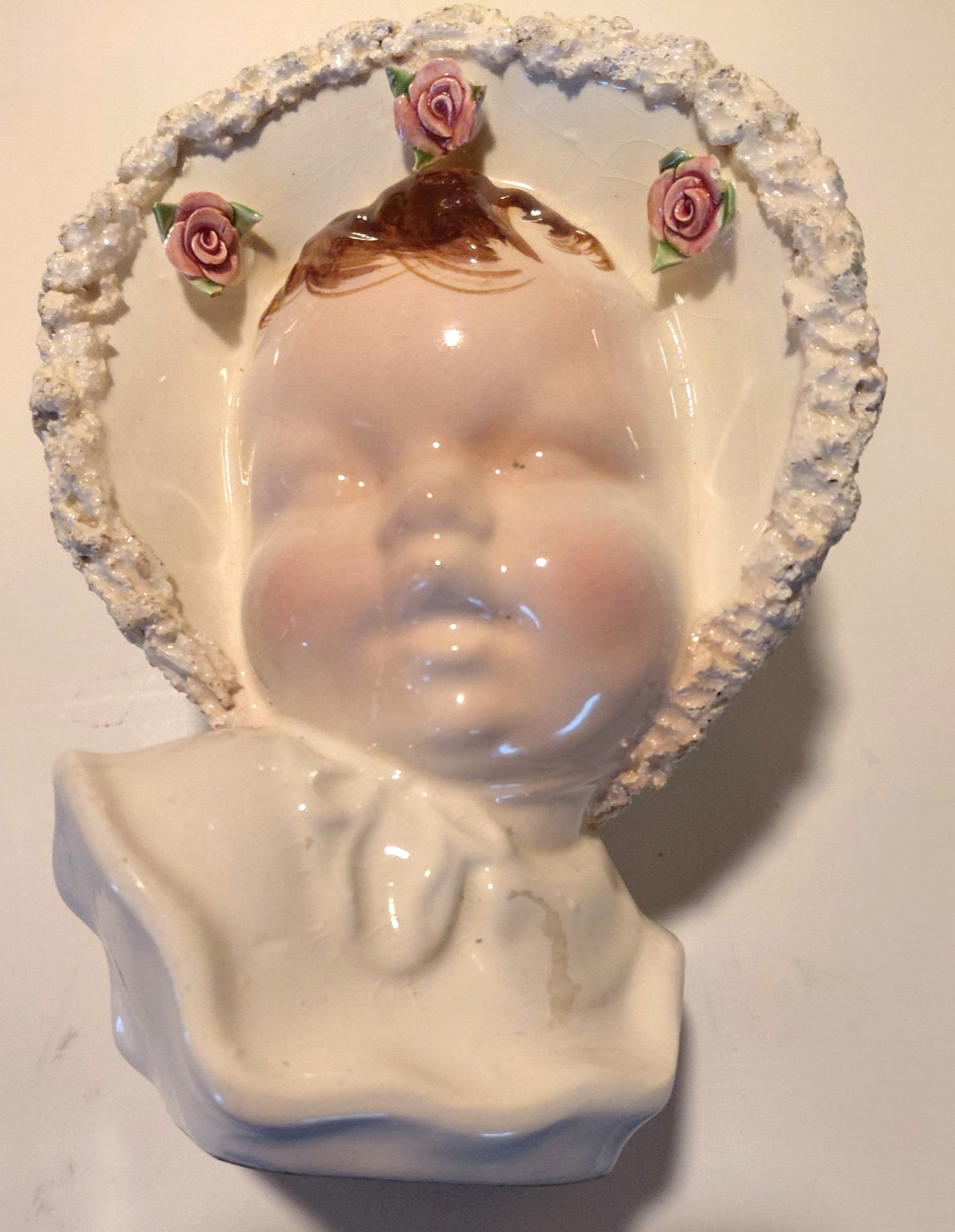 Vintage Baby Girl Planter