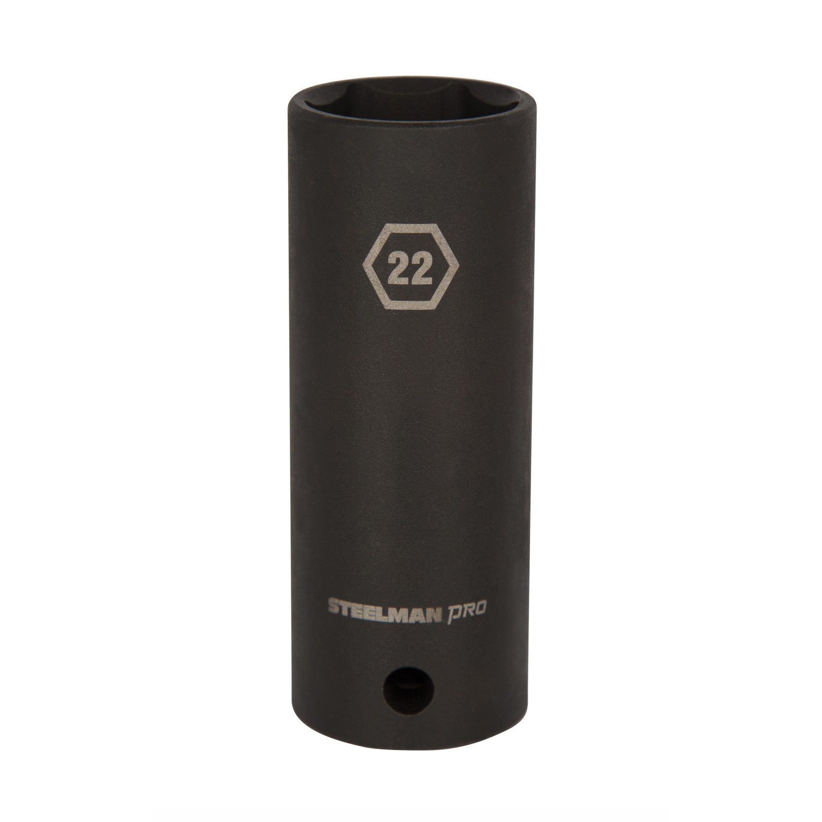 STEELMAN PRO 1/2 in. Drive x 22mm Deep Thin Wall 6-Point Impact Socket, 79407