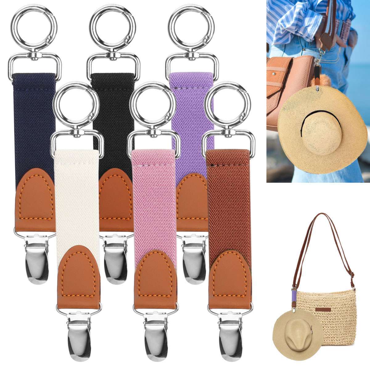 Travel Metal Hat Clip For Bag Hat Holder Portable Luggage Hat Clip Accessory USA