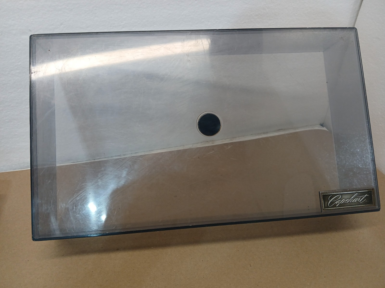 Vintage Record Player Dust Cover Lid Capehart #ord-78-234 Parts 15 5 X 9 X 3.5