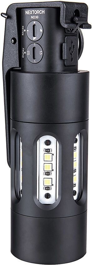 NEXTORCH ND30 Tactical Flash Bang Device Rechargeable Distraction Resists Water