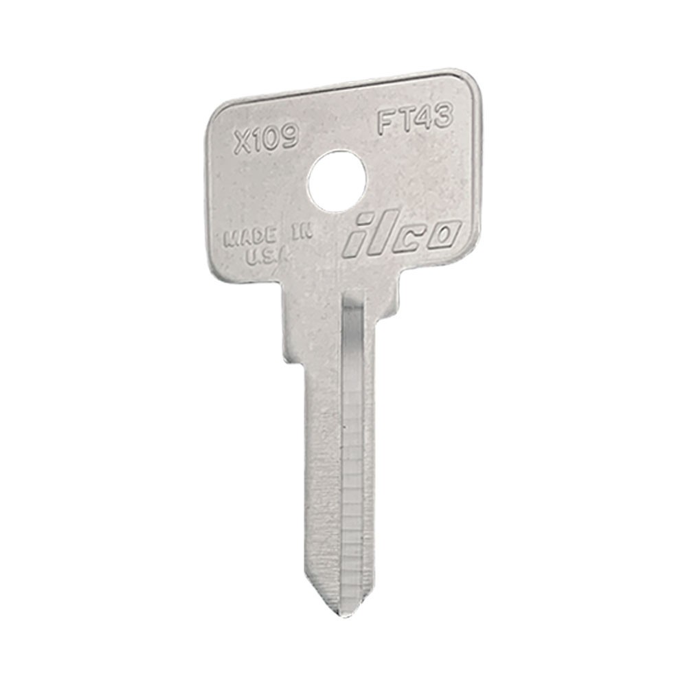 FT43 Key Blank  Nickel