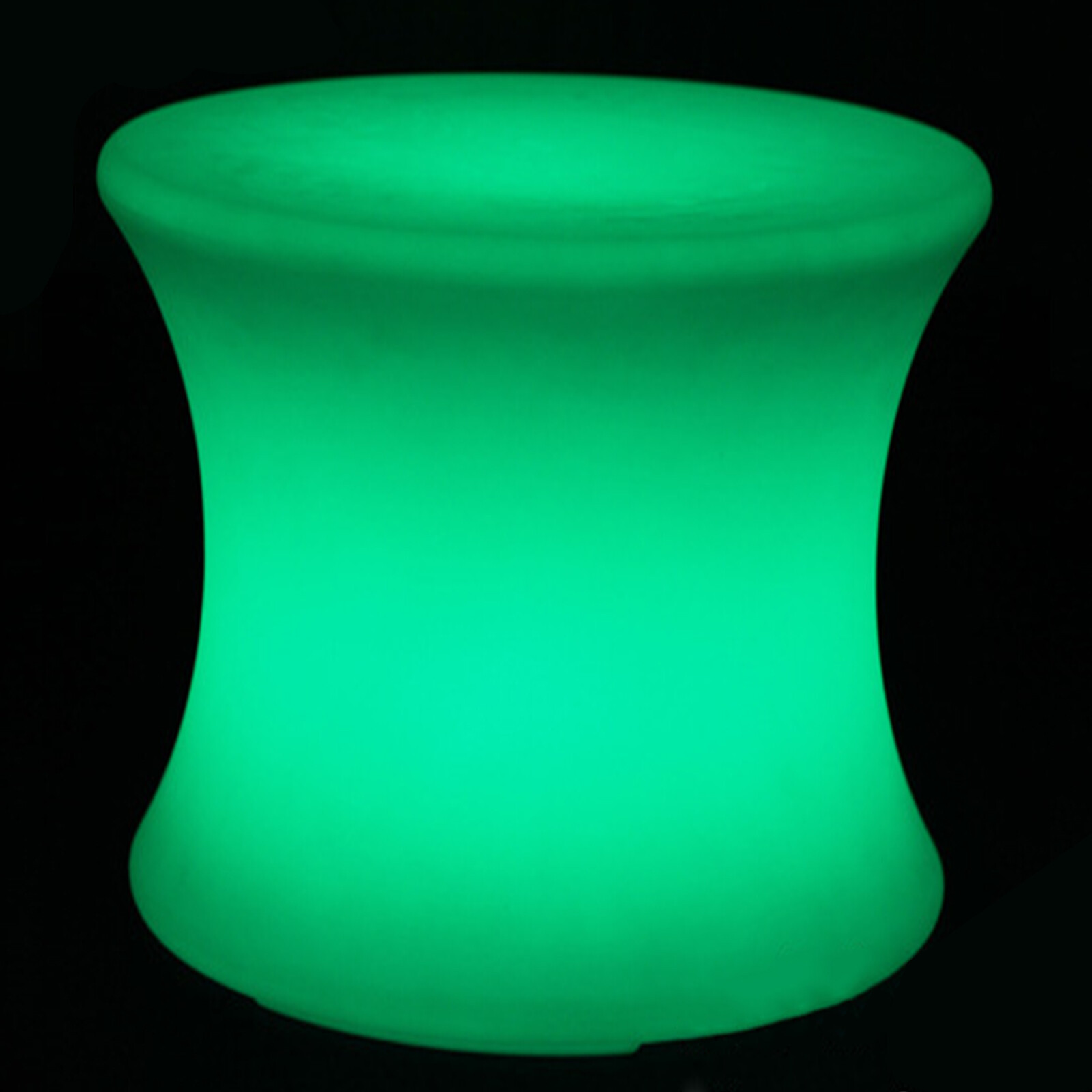 16.5" Rechargeable LED Color Changing Stool with Remote - Waterproof Design