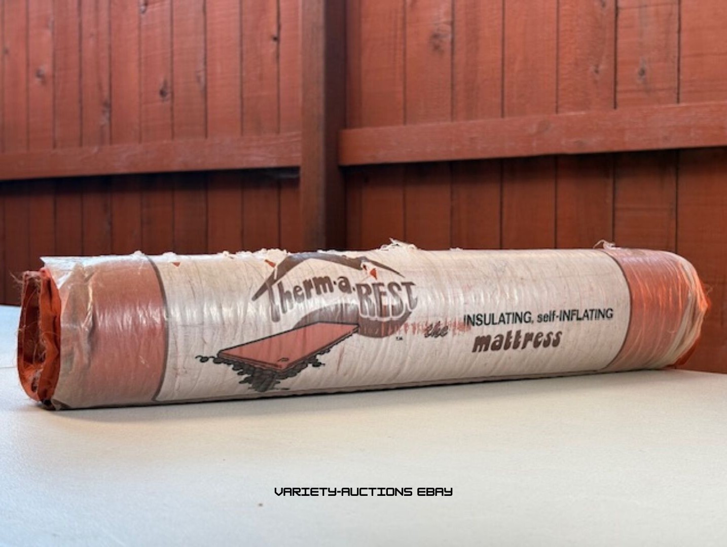 Vintage Therm-a-Rest Self-Inflating Mattress – 'New' in Worn Original Wrap USA