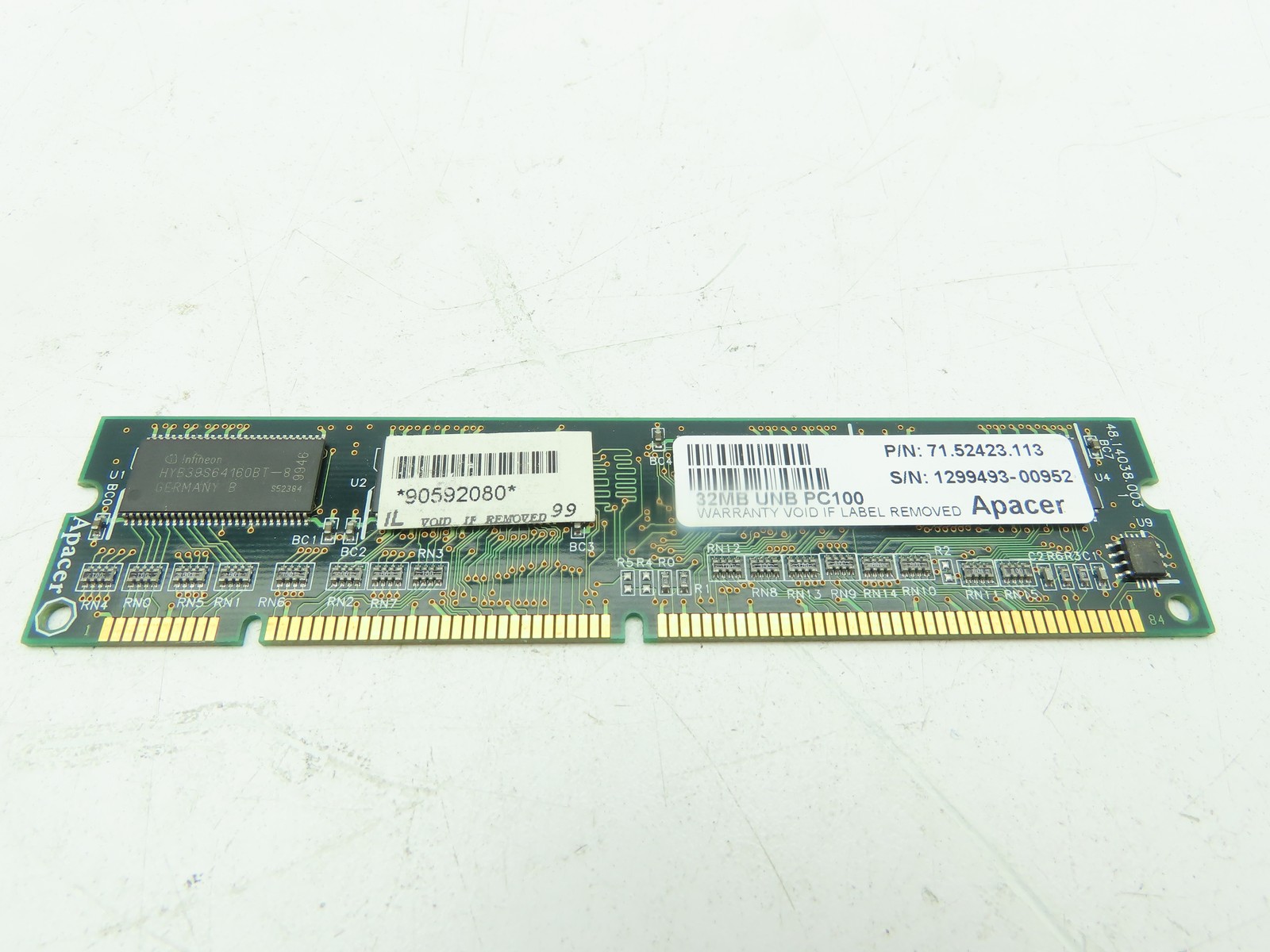 Apacer 71.52423.113 Processor Card Board Memory RAM 32MB PC100