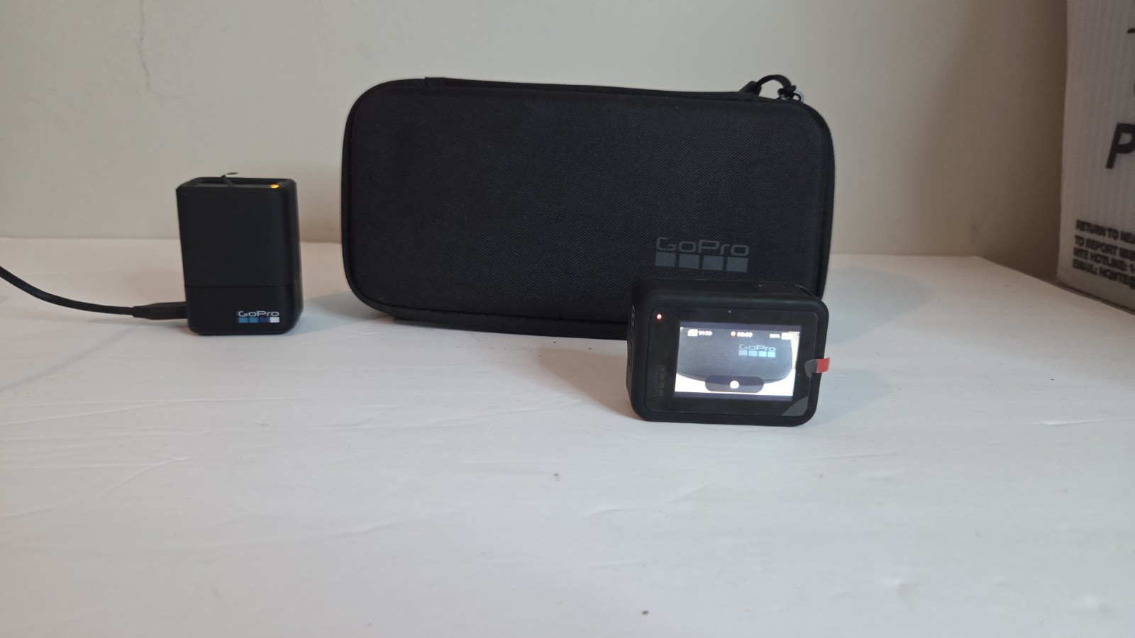 GoPro Hero 8 Camera Sport - Black With 2 Batteries & Charger Plastic Still On.