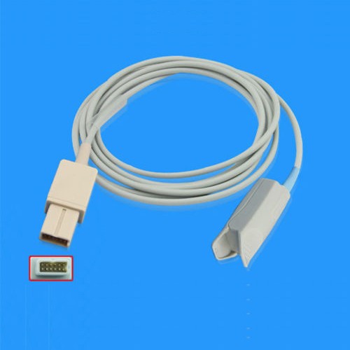12Pin SpO2 Sensor Probe Cable Wire 3M For Lohmeier M010 M011 ECG Patient Monitor