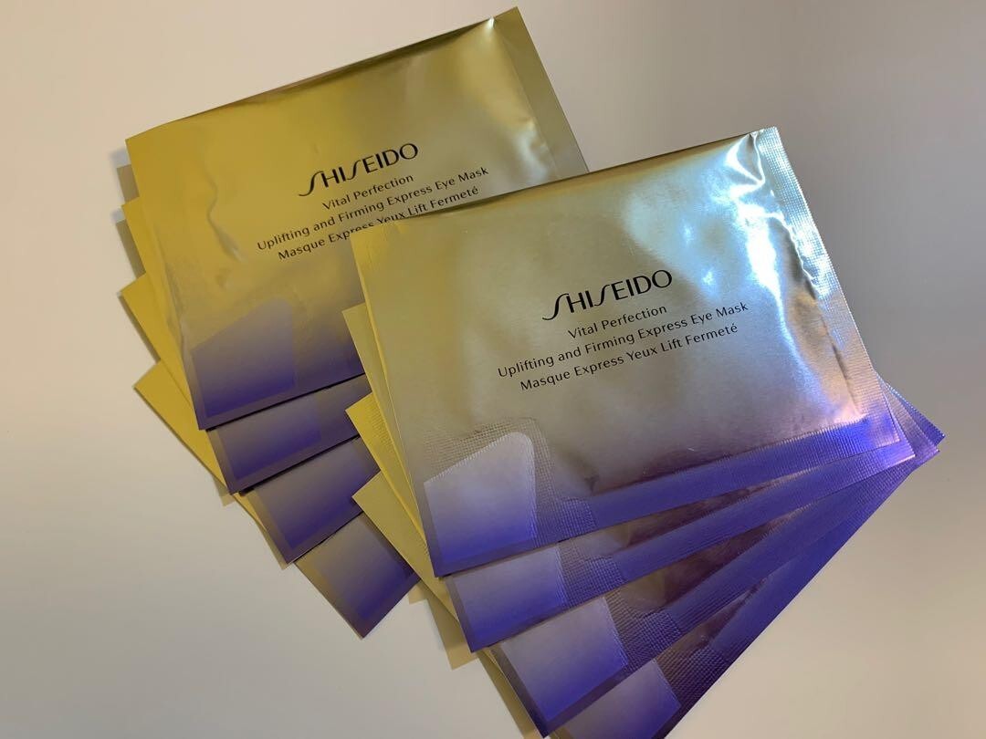 ☾6 PAIRS☽ SHISEIDO Vital Perfection Uplifting Firming Express Eye Mask ✰~NEWLY✰~