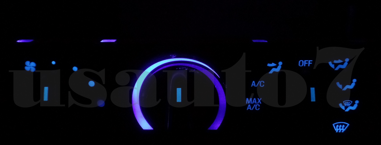 Cluster Gauge & AC Heater Climate Blue LED LIGHTS Fit 97-98 Ford F150 Expedition