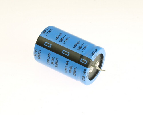 8x 1000uF 200V DC Radial Snap In Mount Electrolytic Capacitor 200VDC 1000mfd