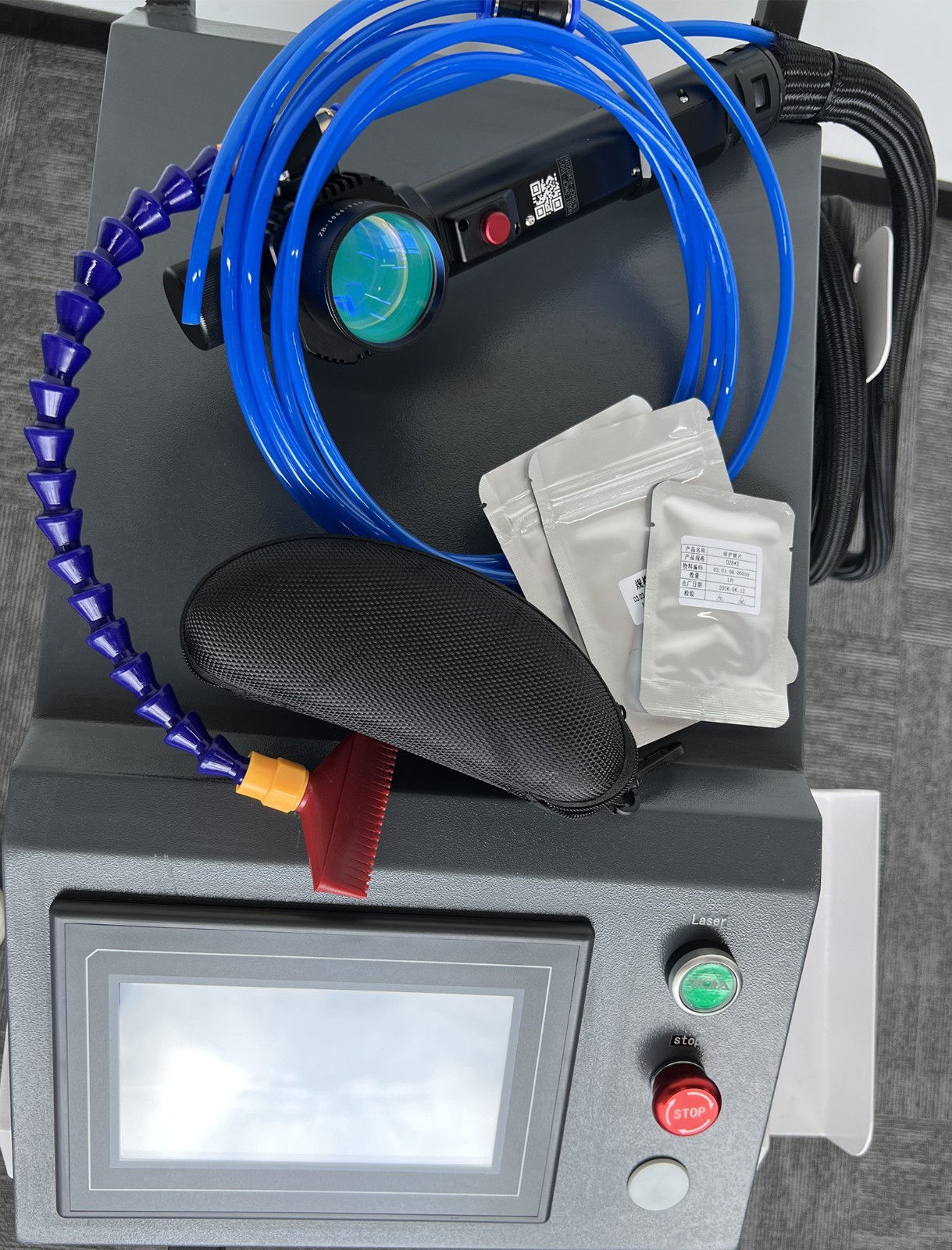 200W JPT Handheld Pulse Laser Cleaning Machine Non-Damage to Basic Materials FDA