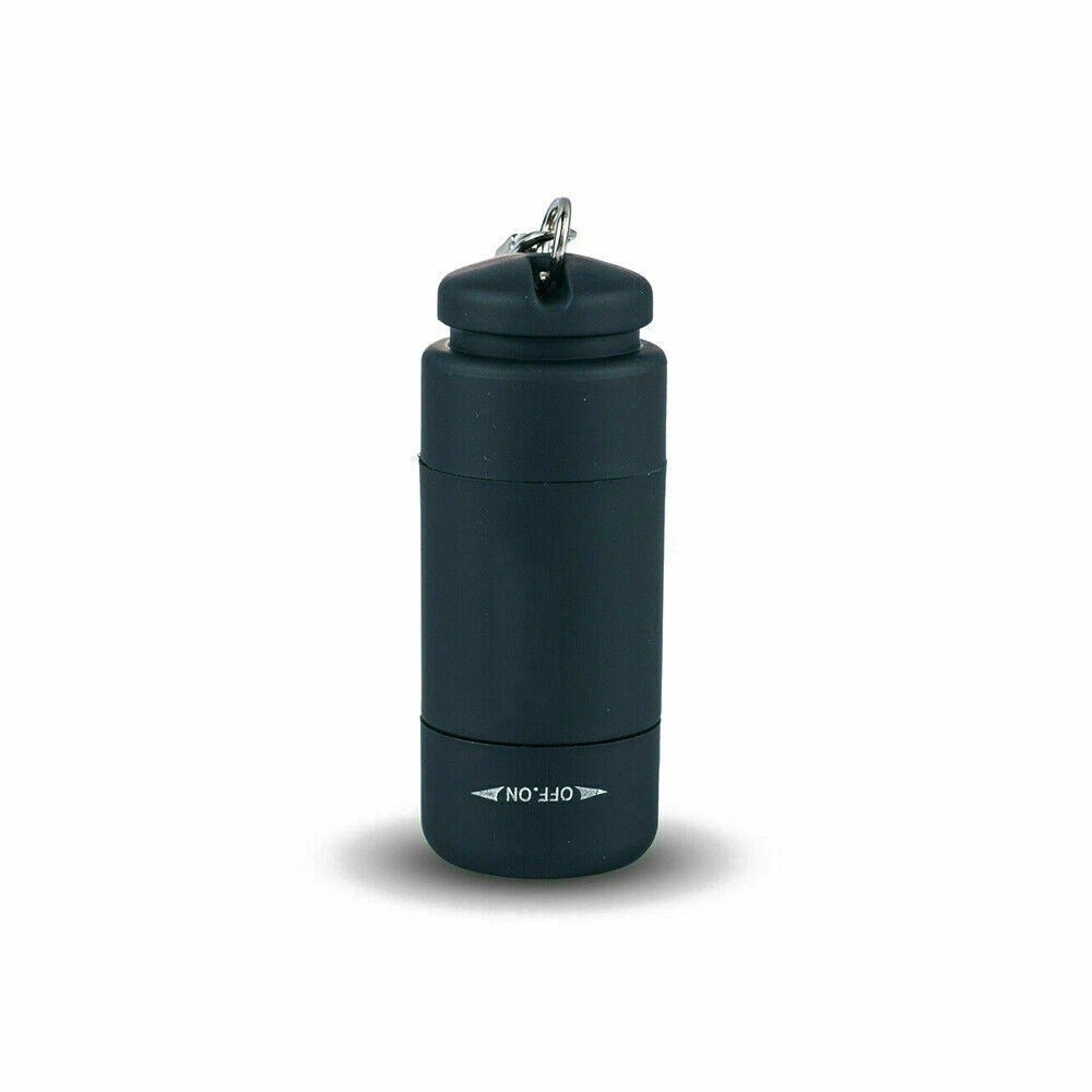 Mini USB Rechargeable LED Flashlight Pocket Torch Keychain Camping Lamp