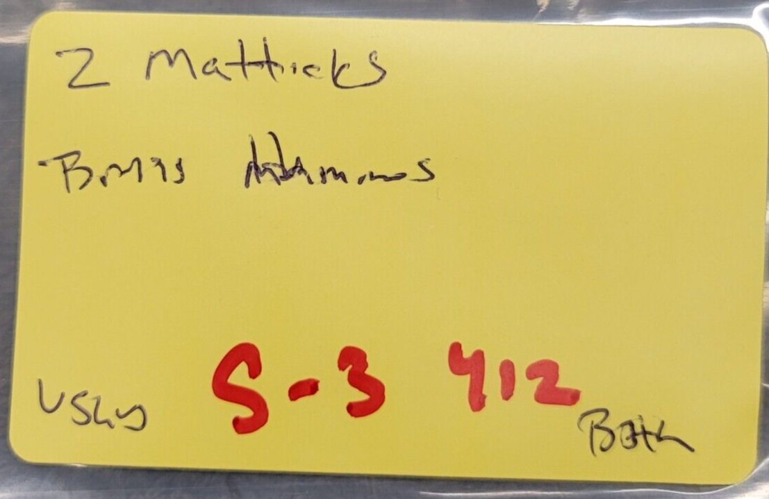 Matticks 1lb Tw Red Brass Dead Blow Hammer 16ozs BOTH