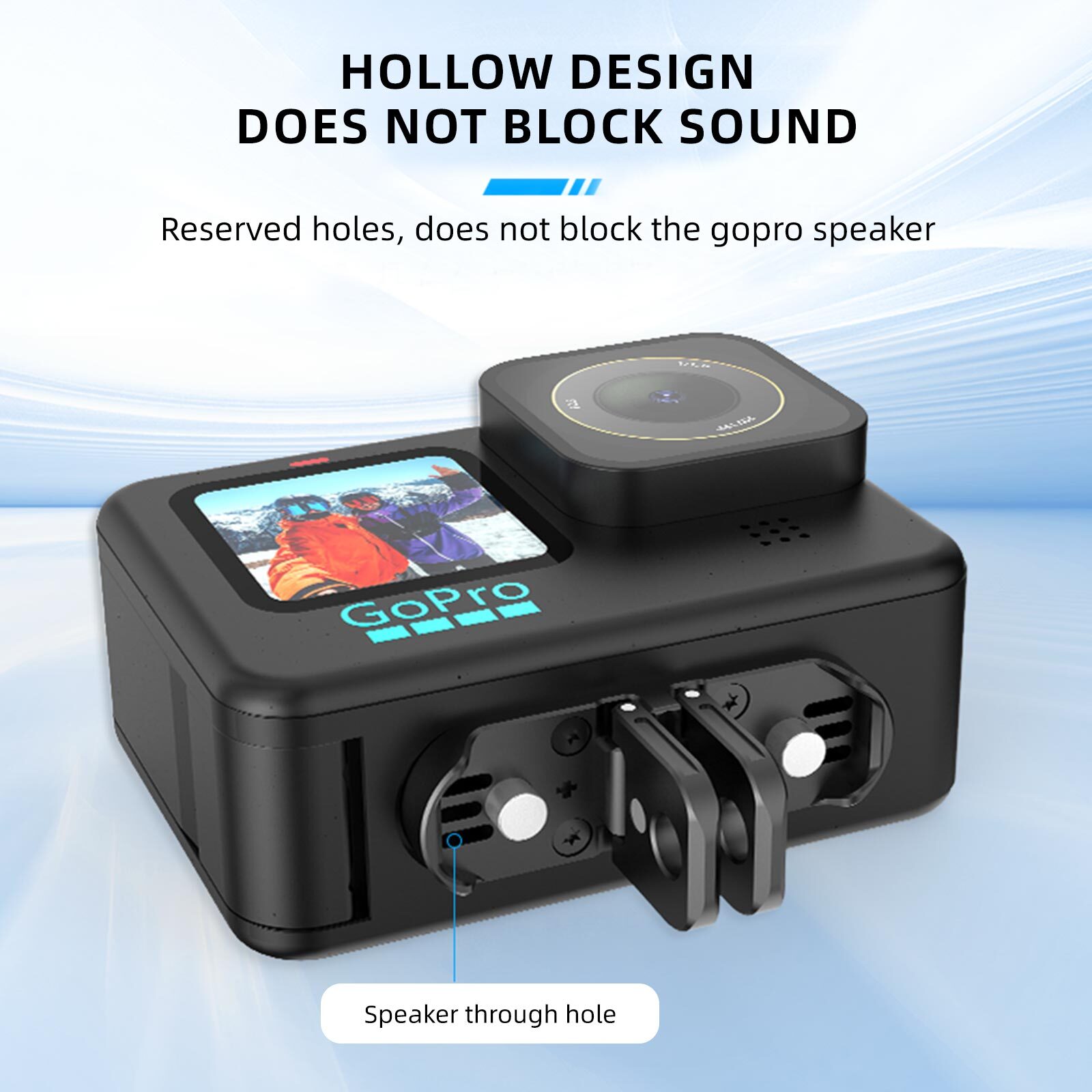 Foldable Magnetic Quick Release Mount for GoPro 12 11 10 9 8 Adapter Replace US