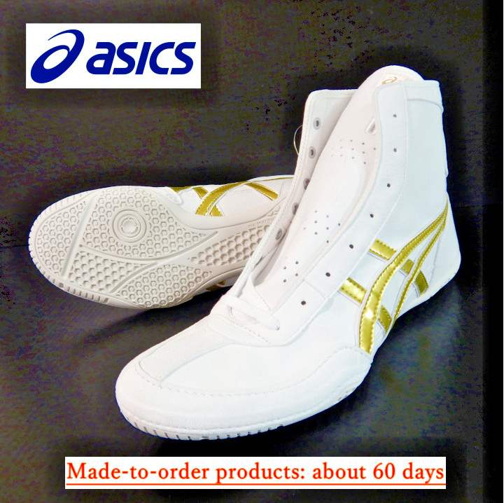 ASICS Wrestling Shoes 1083A001 White Gold E-white / Made-to-order About 60 days