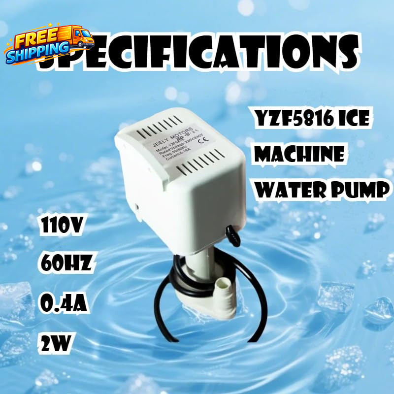 110V 60HZ 0.4A Universal Ice Making Machine Water Circulating Pump Compatible