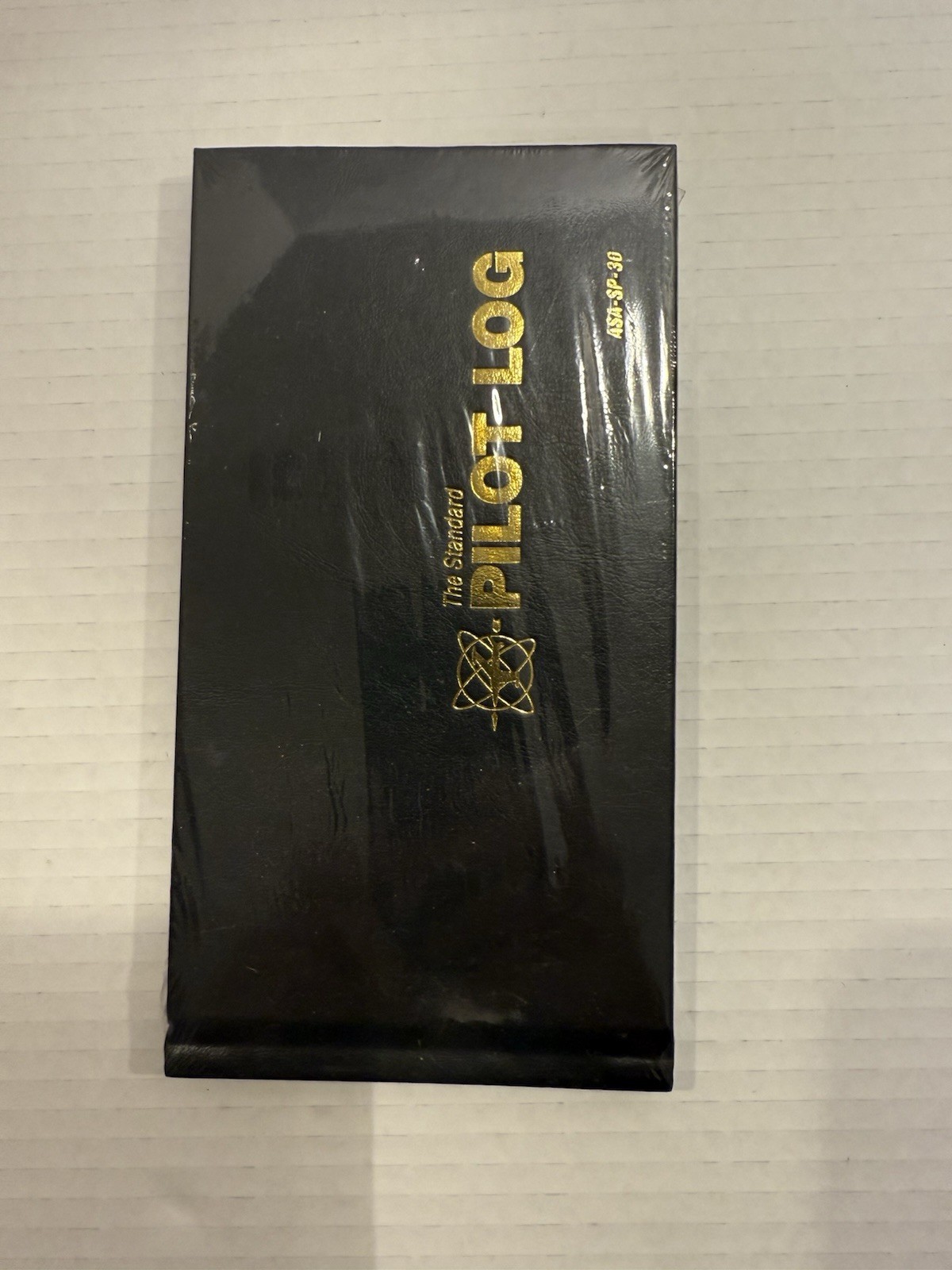 Standard Pilot Log by ASA - Black Hardcover Logbook - A Great Value! - ASA-SP-30