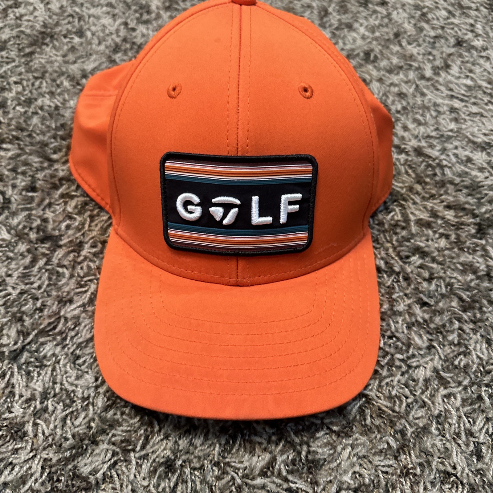 Taylormade Unisex Adult Adjustable Golf Hat Cap 58cm Regular Orange
