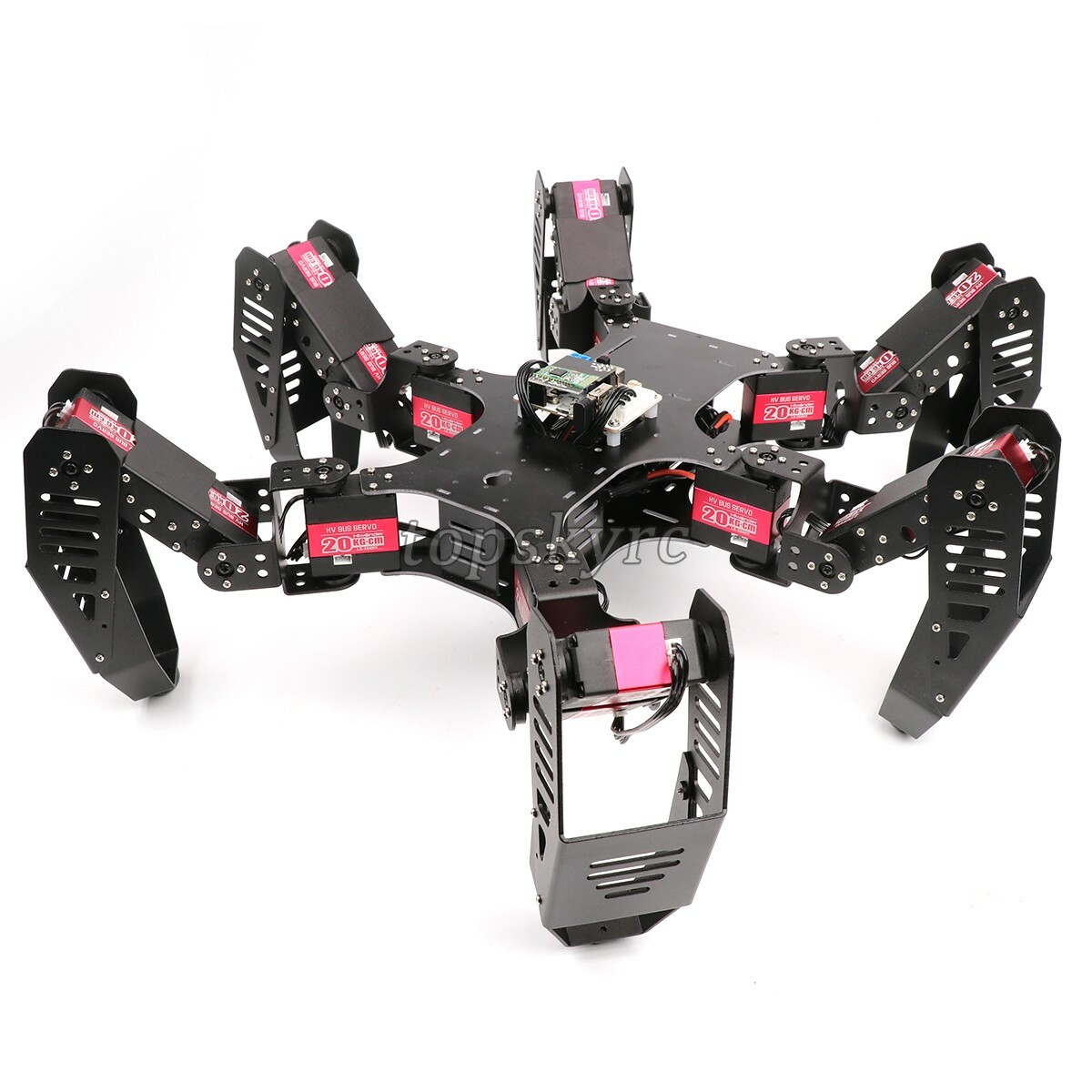 18DOF Hexapod Robot Kit Spider Robot w/ Servos For Raspberry Pi 4B Assembled