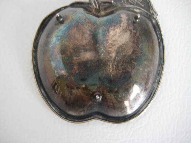 Seba Silverplate Apple Bon Bon Dish England