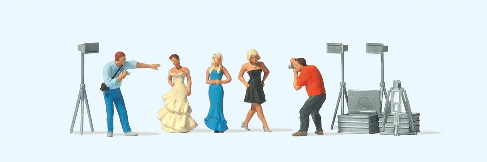 Preiser 10789 HO Fashion Shoot Figures (Set of 5)