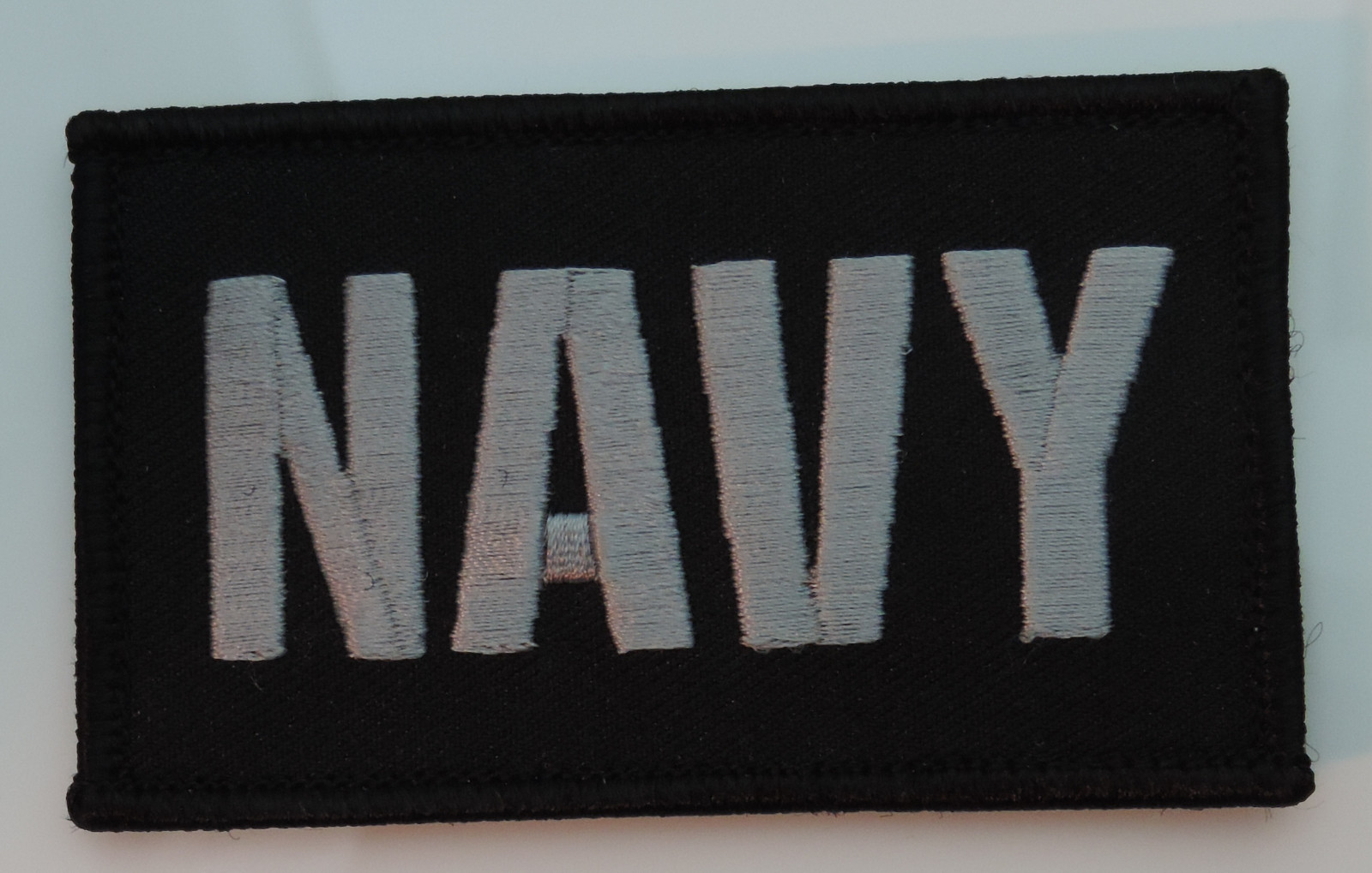 NAVY Black Cloth Patch 2 Piece (H&L)