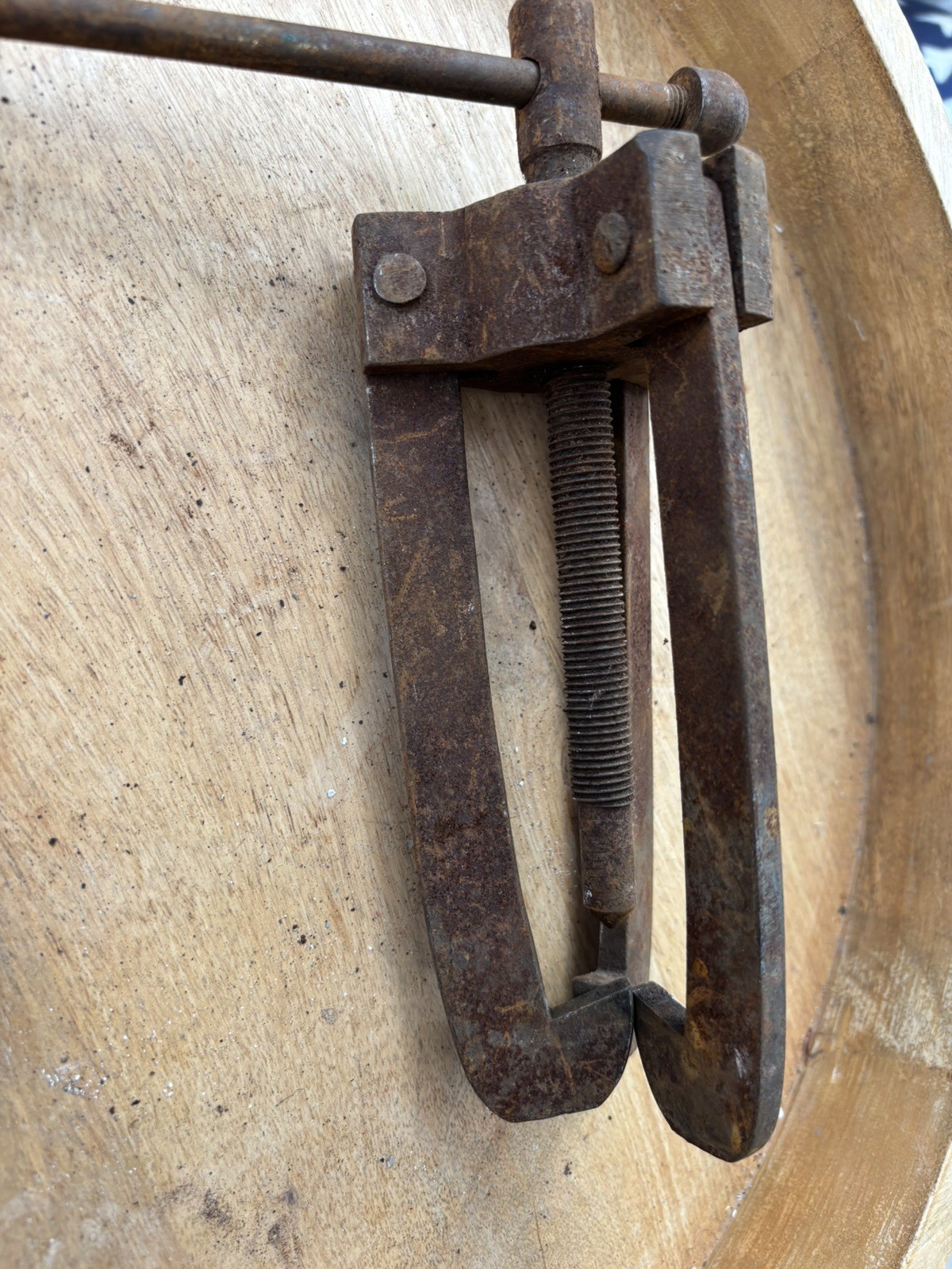 Vintage Bearing Puller Mechanical Tool
