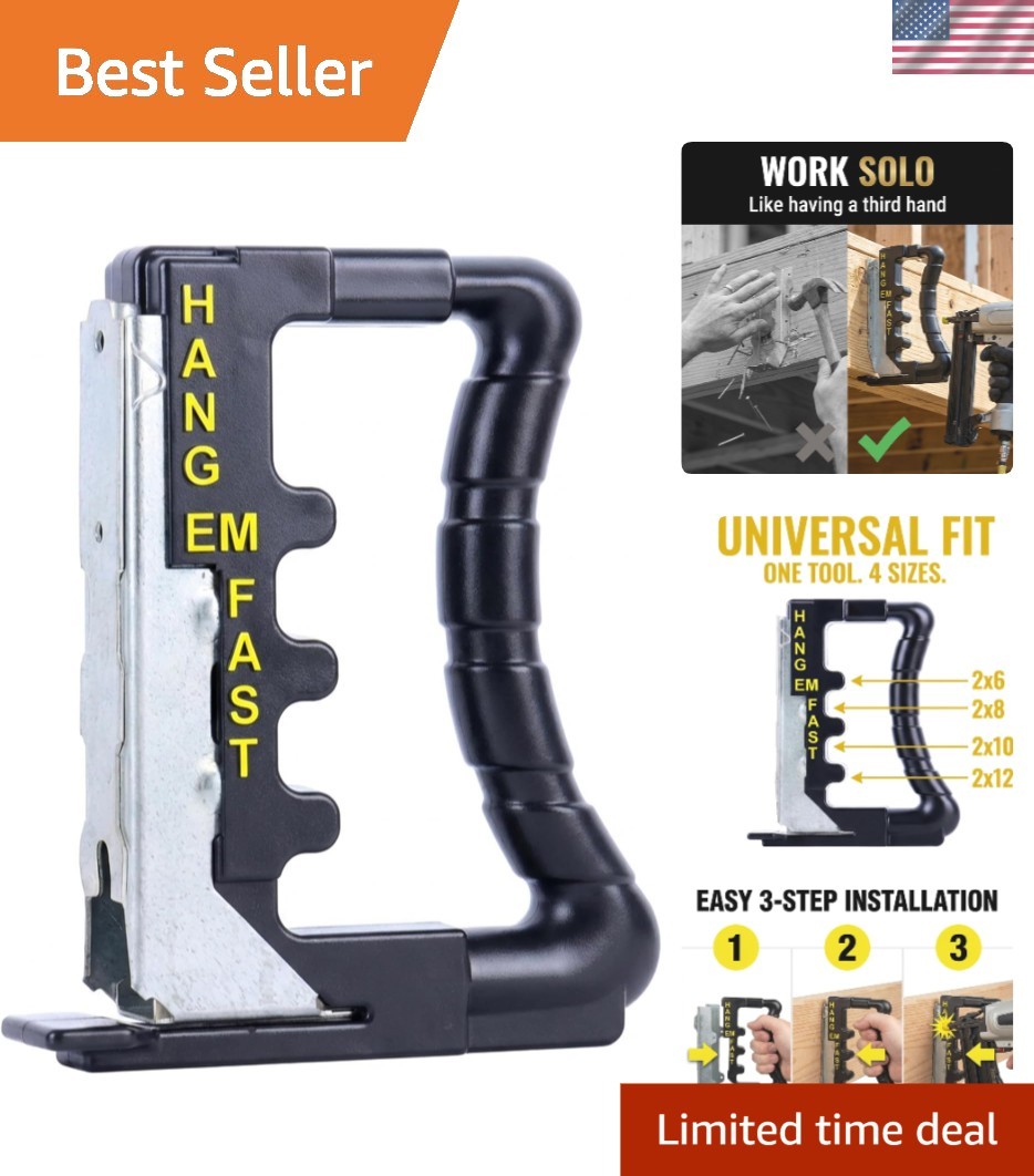 Durable Joist Hanger Installation Tool - Perfect for Deck Building & Renovations