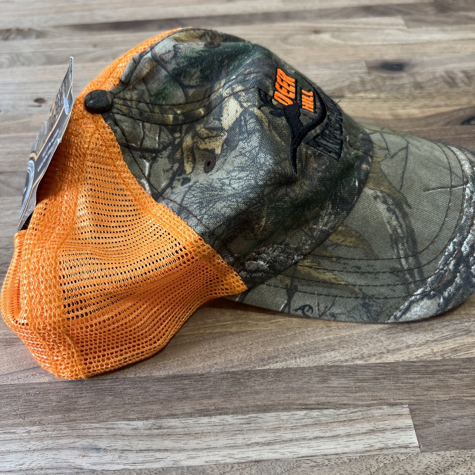 RealTree Camo Deer Hill Expeditions Hat Orange Camo Cap