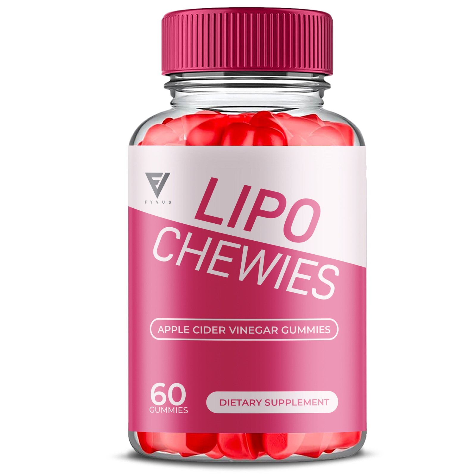 Lipo Chewies Gummies LipoChewies Max Strength Supplement (60 Gummies)