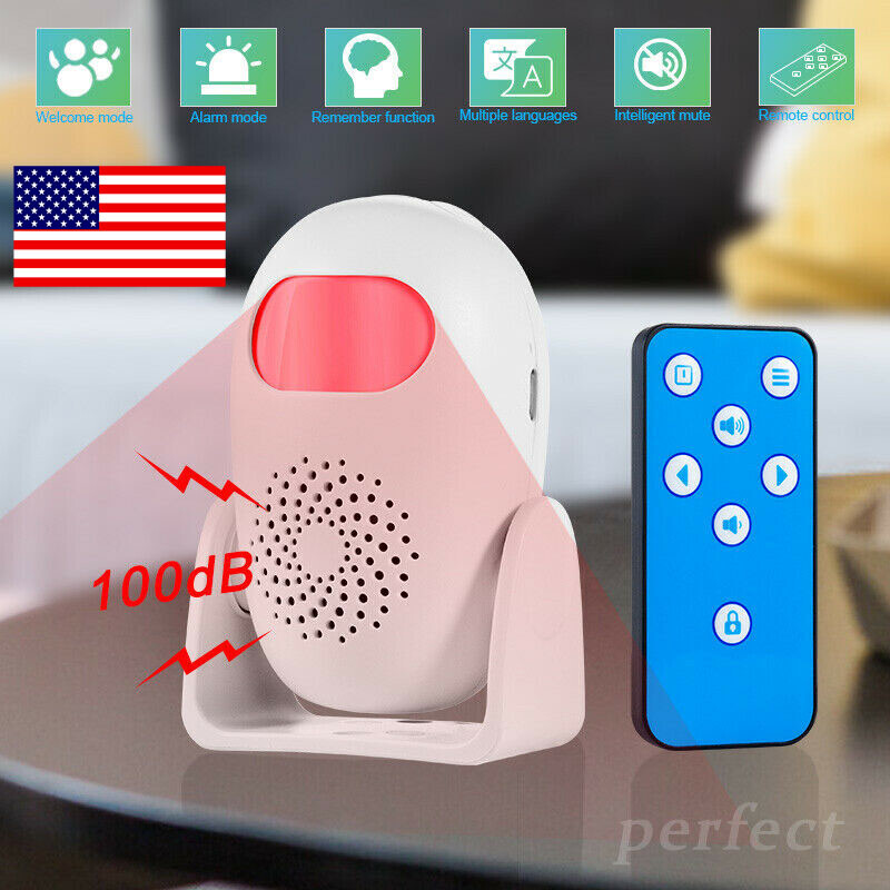 KERUI Wireless Motion Sensor Detect Doorbell Welcome Chime Alarm Remote Control