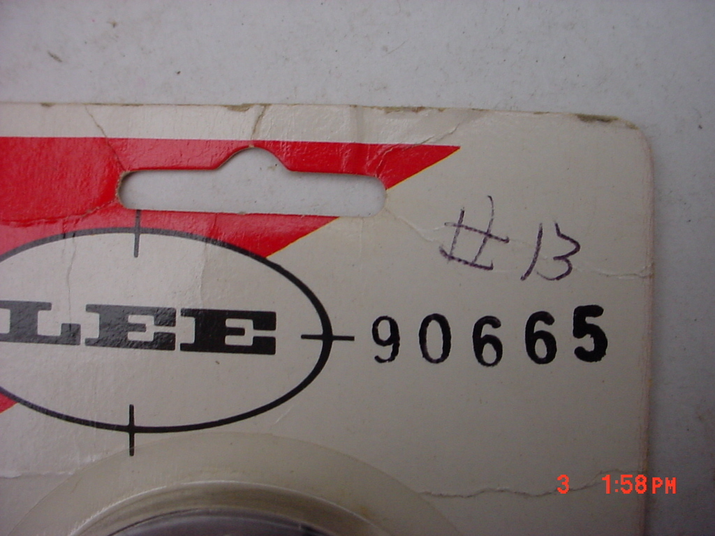 Lee Precision Shell Plate #13