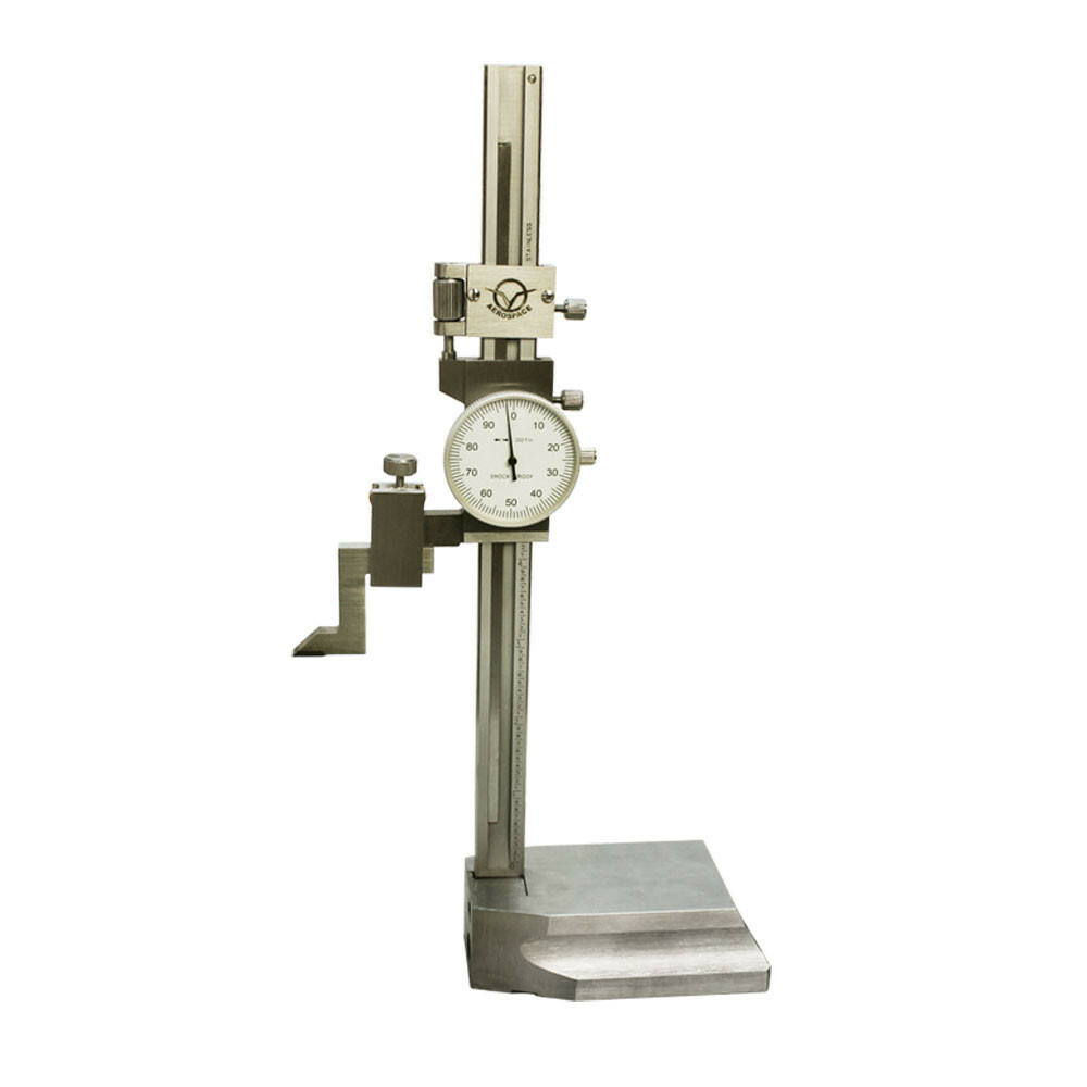 6'' Dial Height Gage .001 GRAD Gauge Shockproof 50701