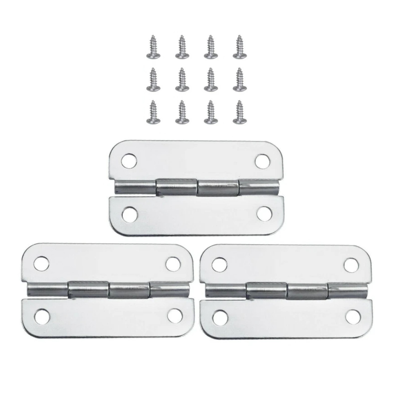 Stainless Steel Hinges For Igloo Ice Chest 3PCS Replacement Hardware and Screws