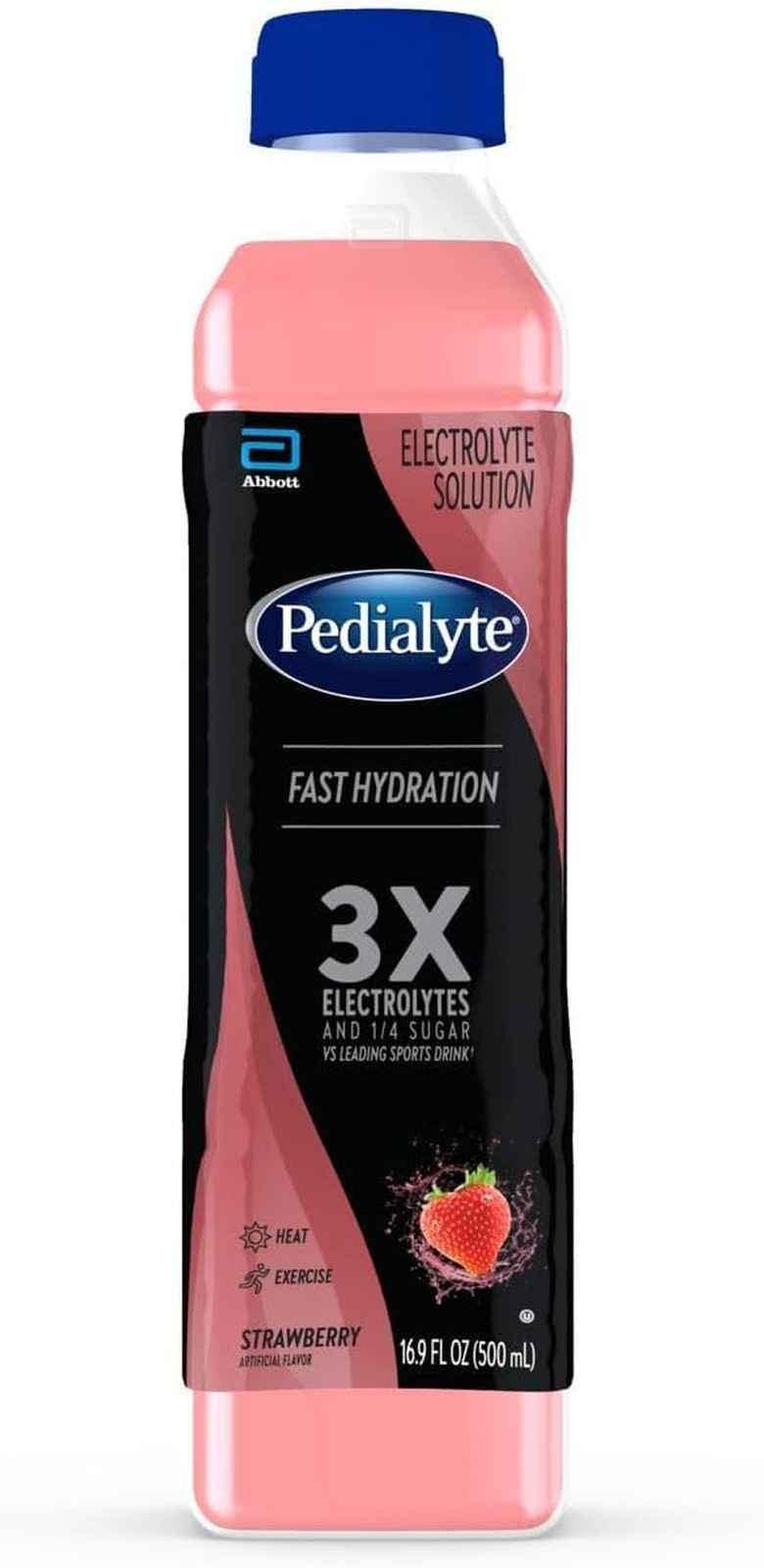 Electrolyte Solution, Strawberry, 16.9 Fl Oz (Pack of 5)