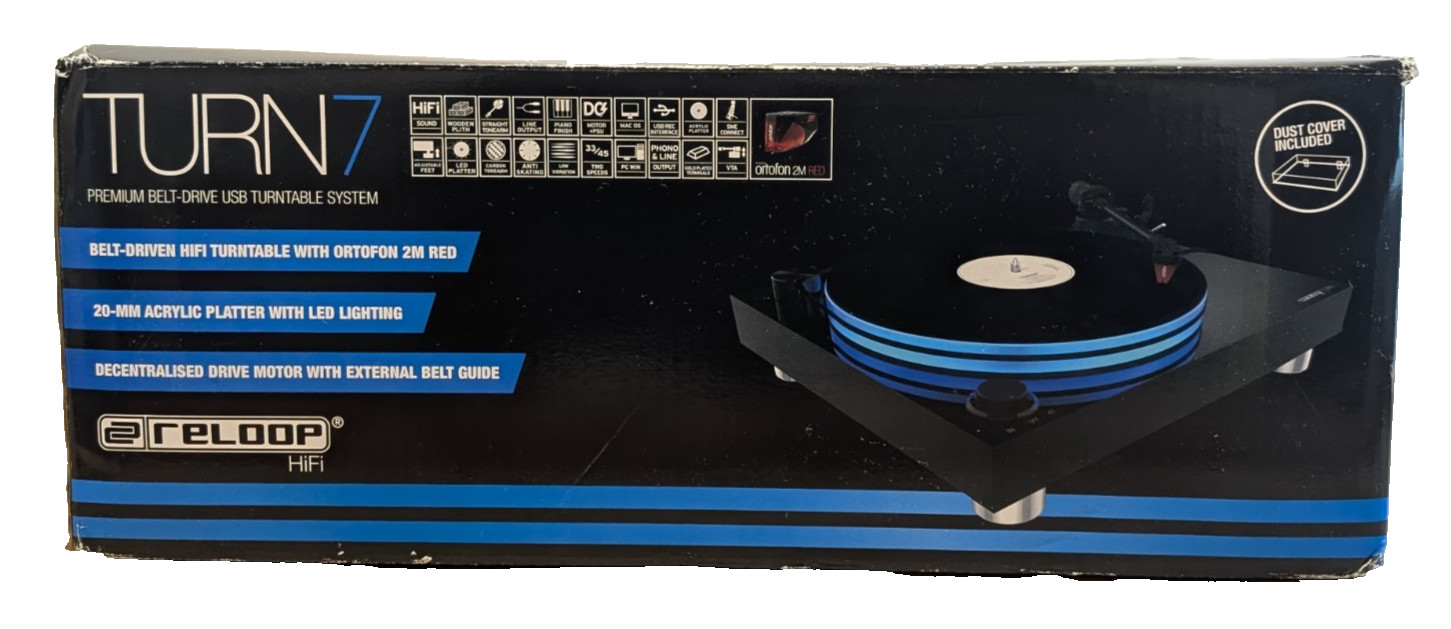 Reloop Turn 7 Premium Belt Drive USB Turntable System