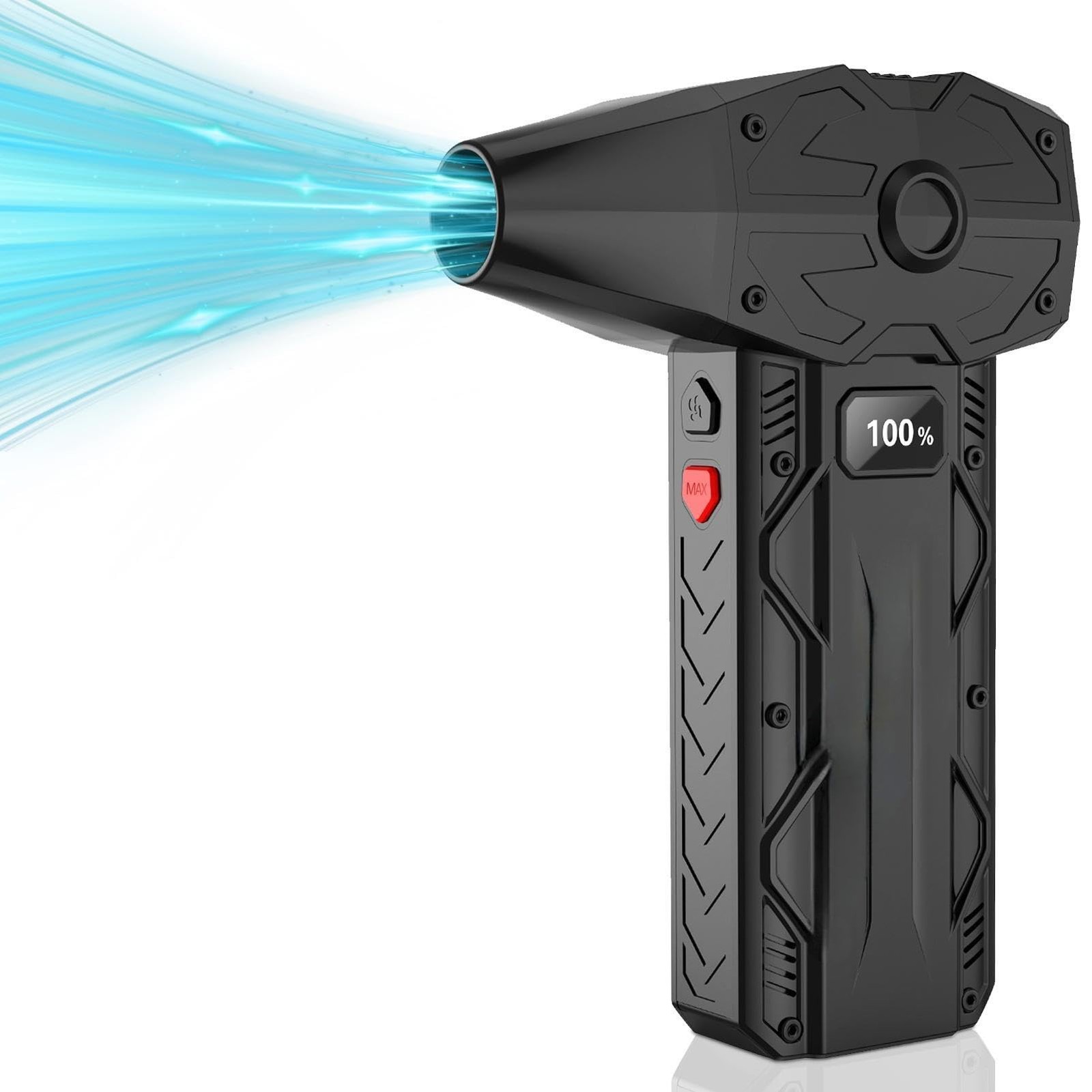 Compressed Air Duster, Electric air duster-4-Gear Adjustable Dust Blower for ...
