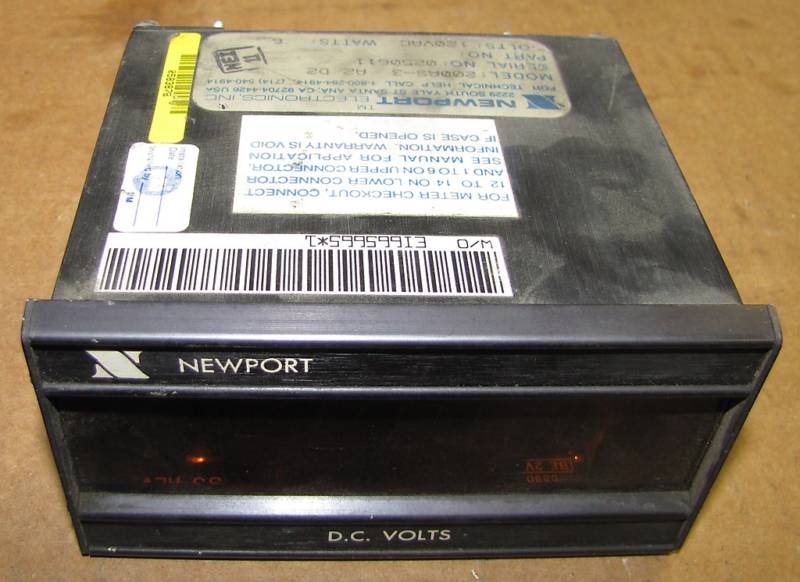 Newport Voltmeter 200AS-3 A2,D2 120VAC 6 WATTS 200AS3