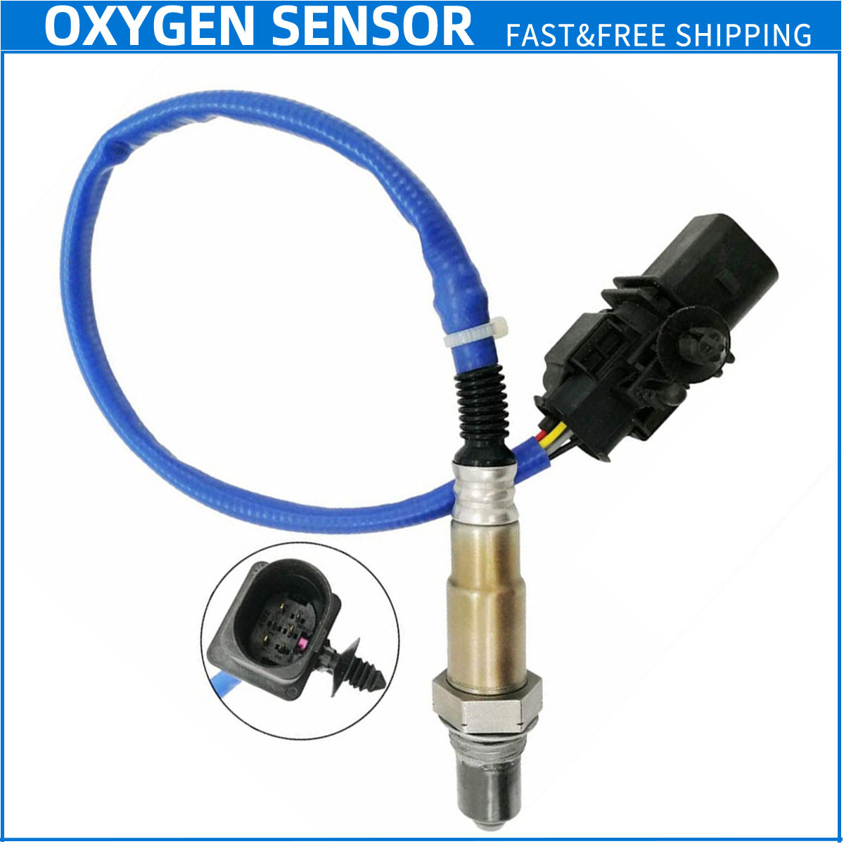 1pc Oxygen Sensor For Ford Focus E-250 F150 Mustang Upstream Right 8F9A-9Y460-GA