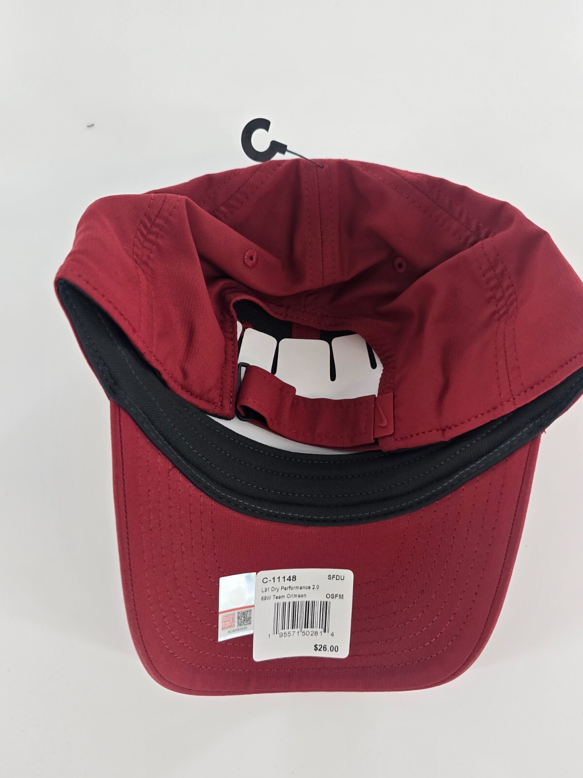 Nike Stanford Legacy91 Cap Men’s OSFM Crimson Dry Performance 2.0 Team Hat New