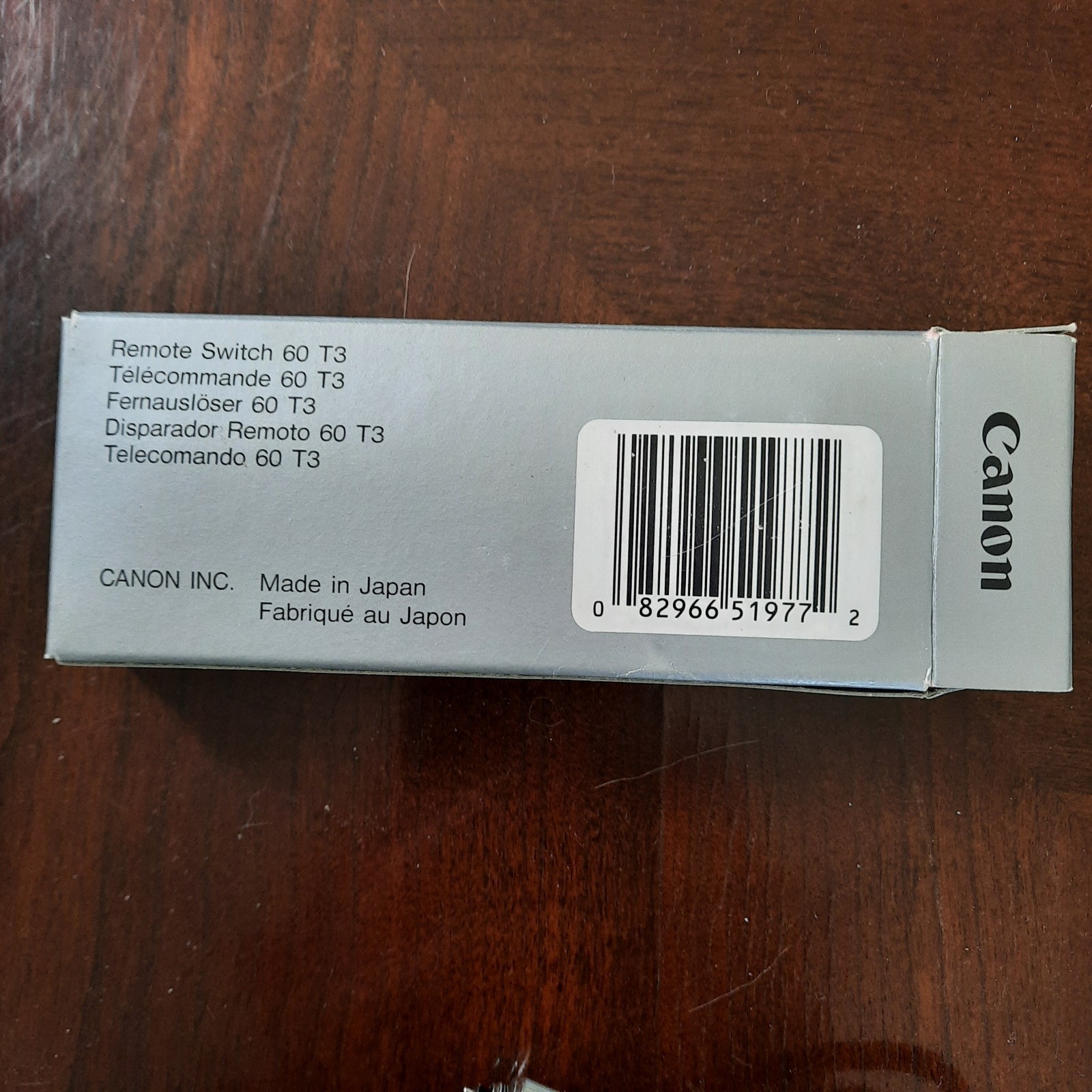 CANON Remote Switch 60 T3 Original Box & Instructions 1990s?